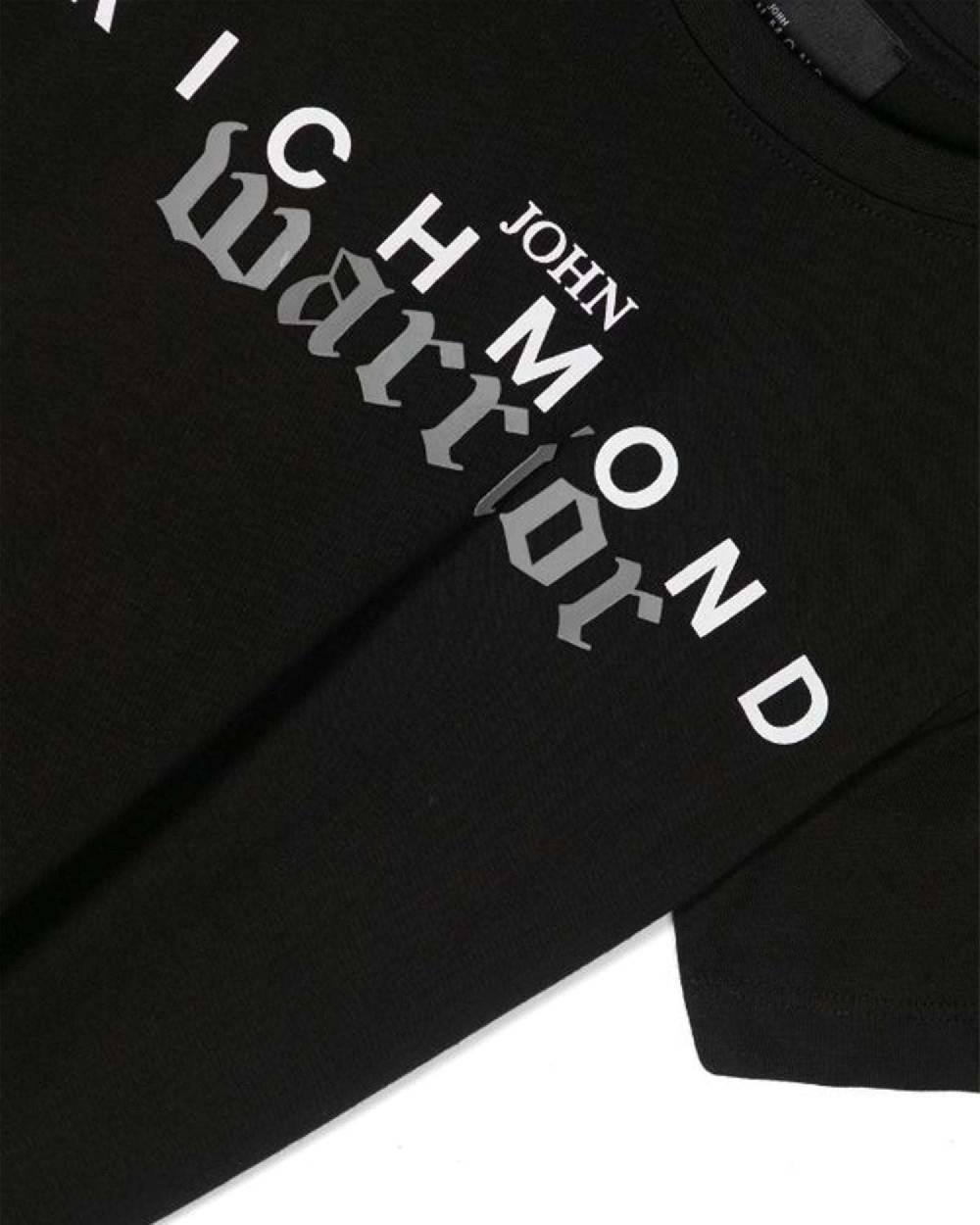 John Richmond Kids T-shirt Con Logo Sul Davanti