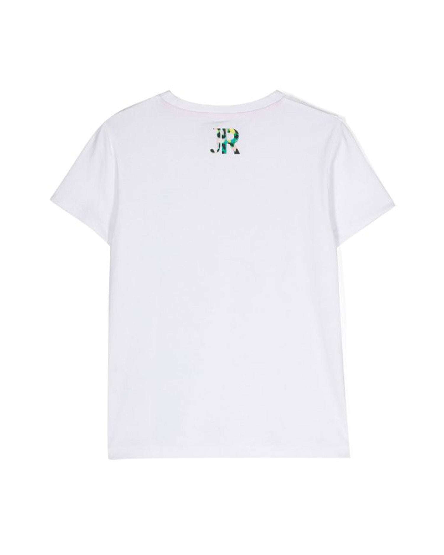 John Richmond Kids T-shirt Con Logo Sul Davanti