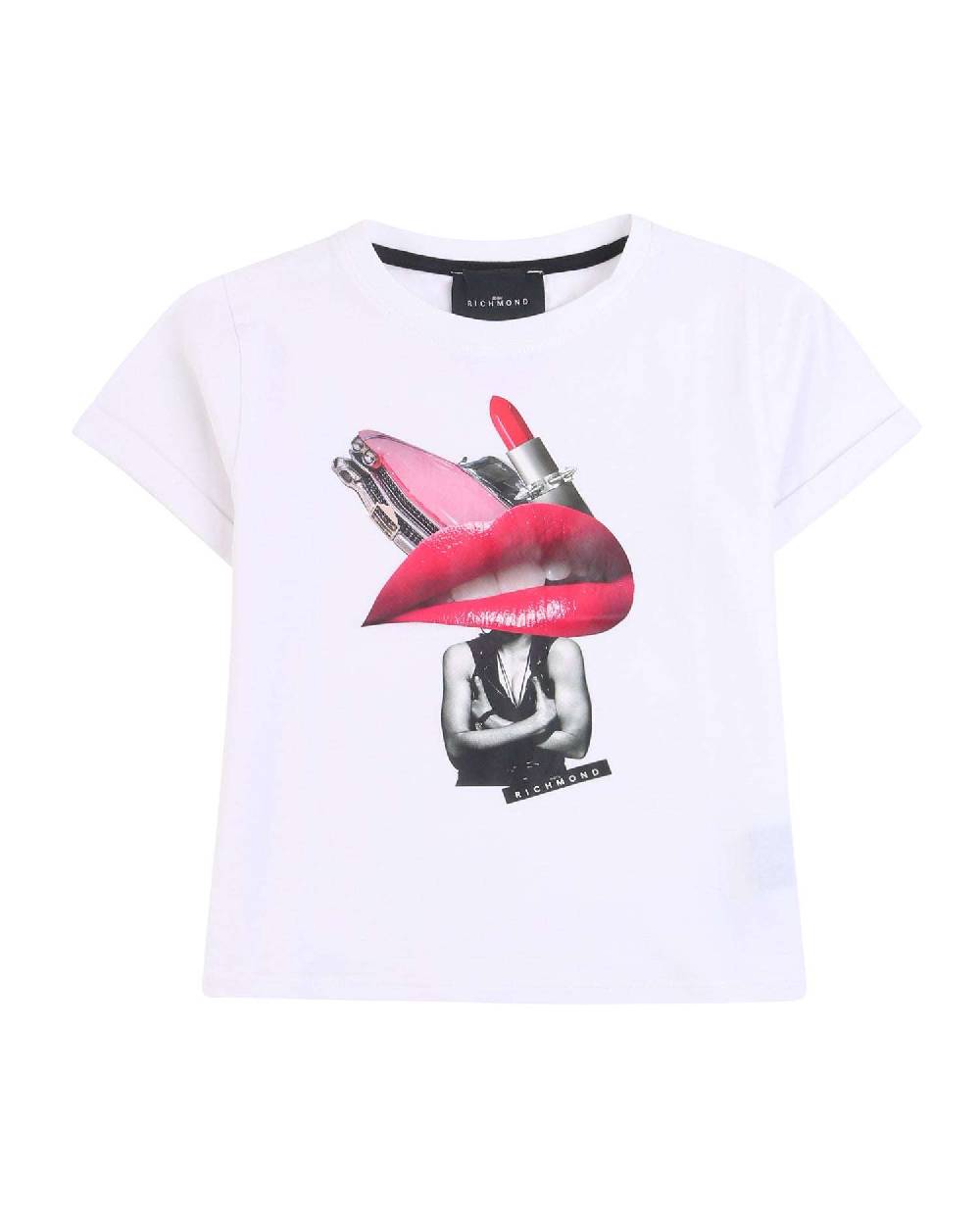John Richmond kids T-shirt con stampa