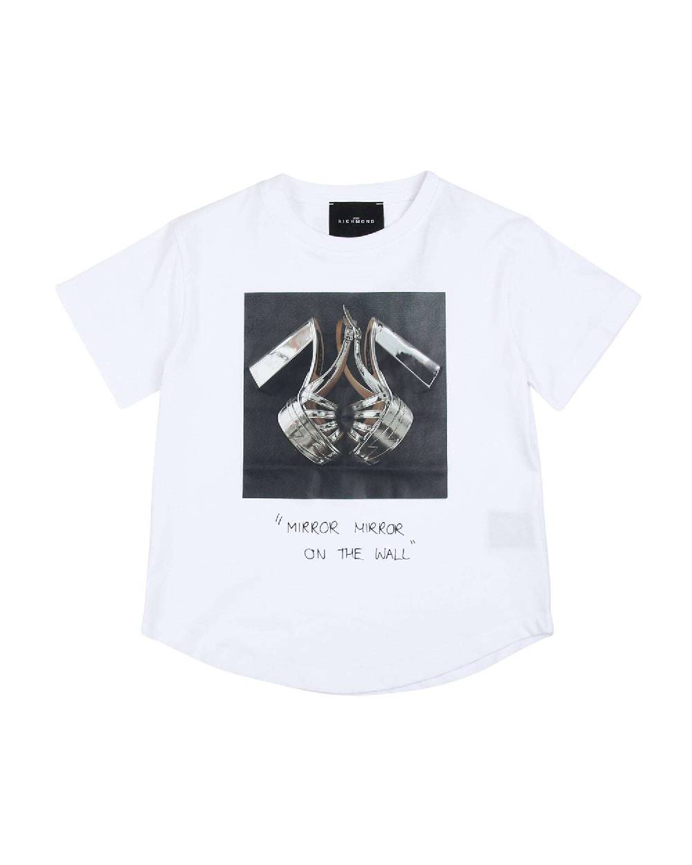 John Richmond kids T-shirt over con stampa