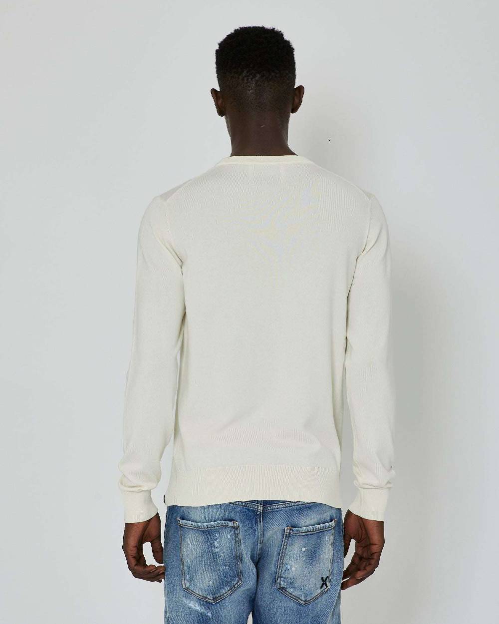 John Richmond Maglia Con Bordi A Contrasto