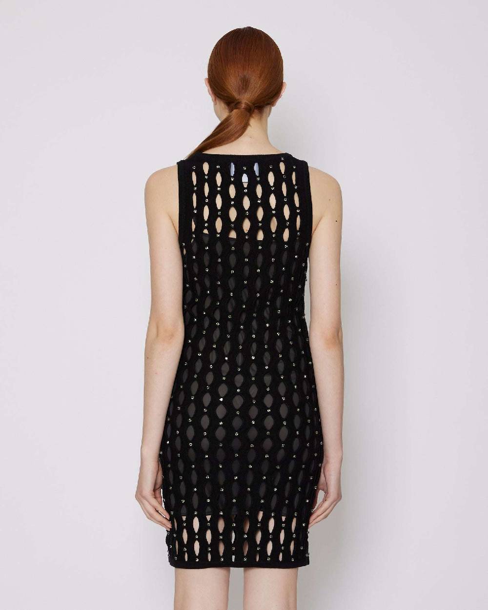 John Richmond Mini Abito Forato Con Applicazioni