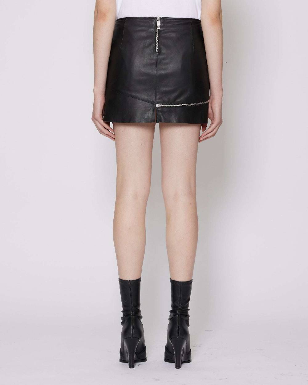 John Richmond Minigonna Con Zip Sul Davanti