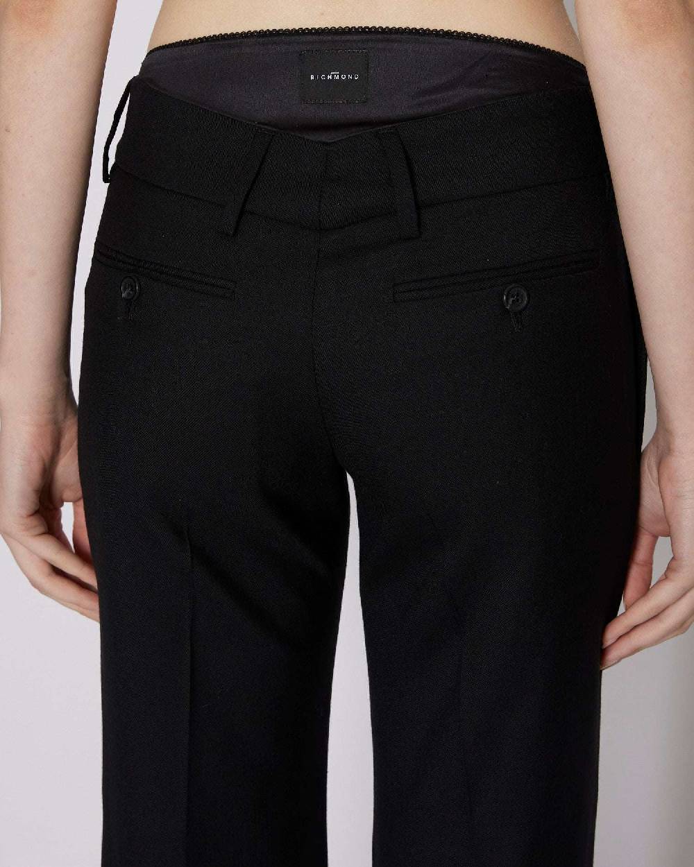 John Richmond Pantaloni A Gamba Larga