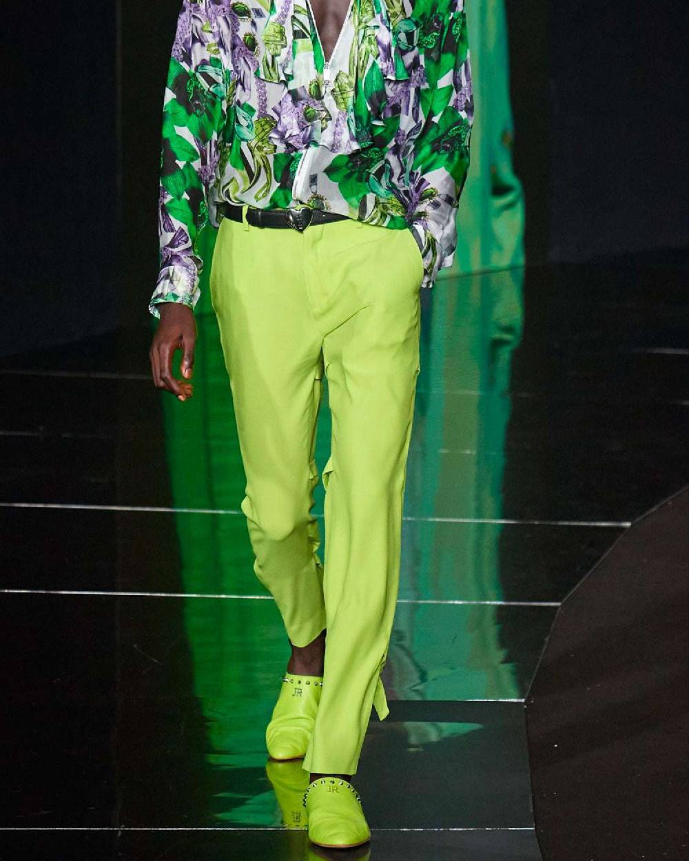 John Richmond Pantaloni gamba dritta