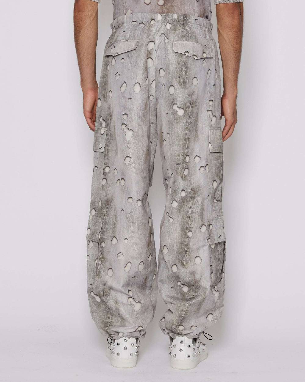 John Richmond Pantaloni Regular Con Pattern