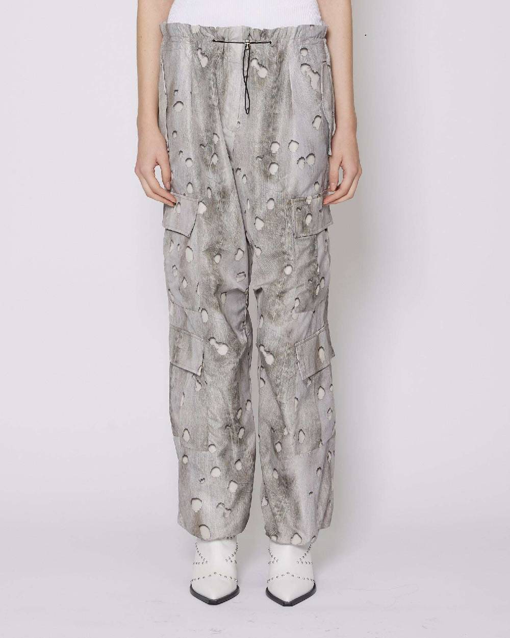 John Richmond Pantaloni regular con pattern