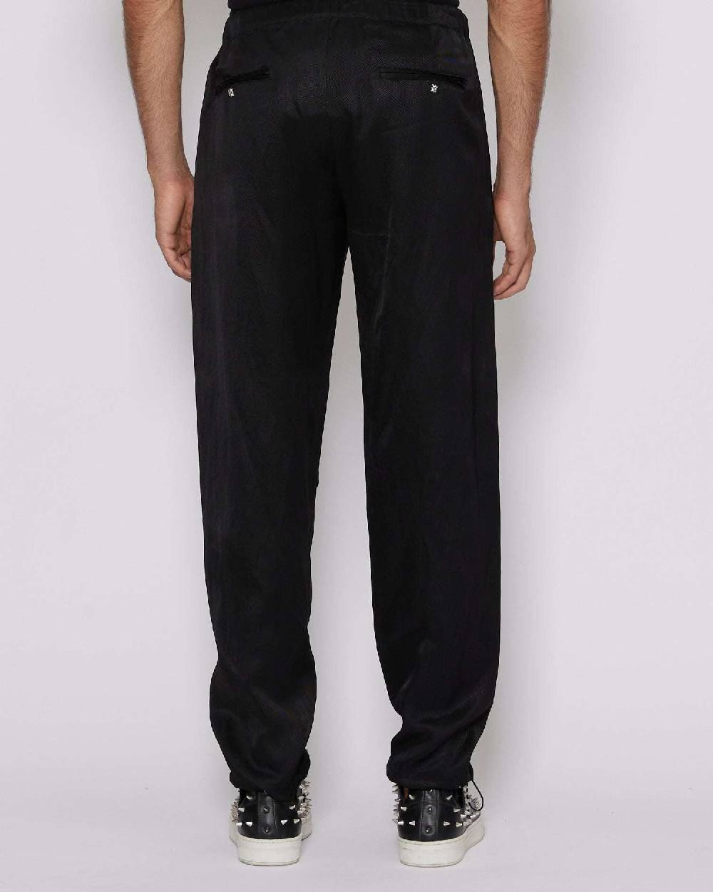 John Richmond Pantaloni Regular Con Zip Decorative