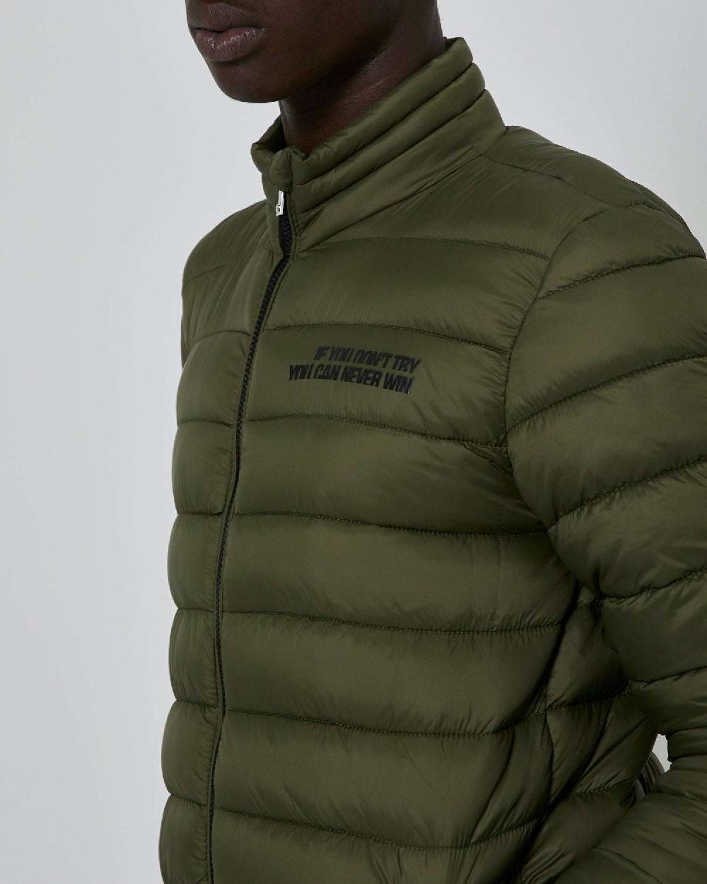 John Richmond Piumino Con Stampa Sul Davanti