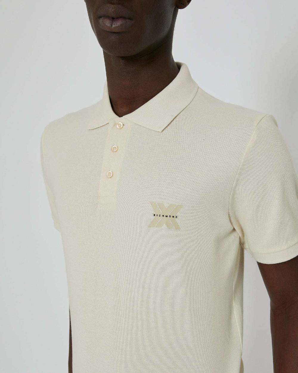 John Richmond Polo Con Logo Sul Davanti