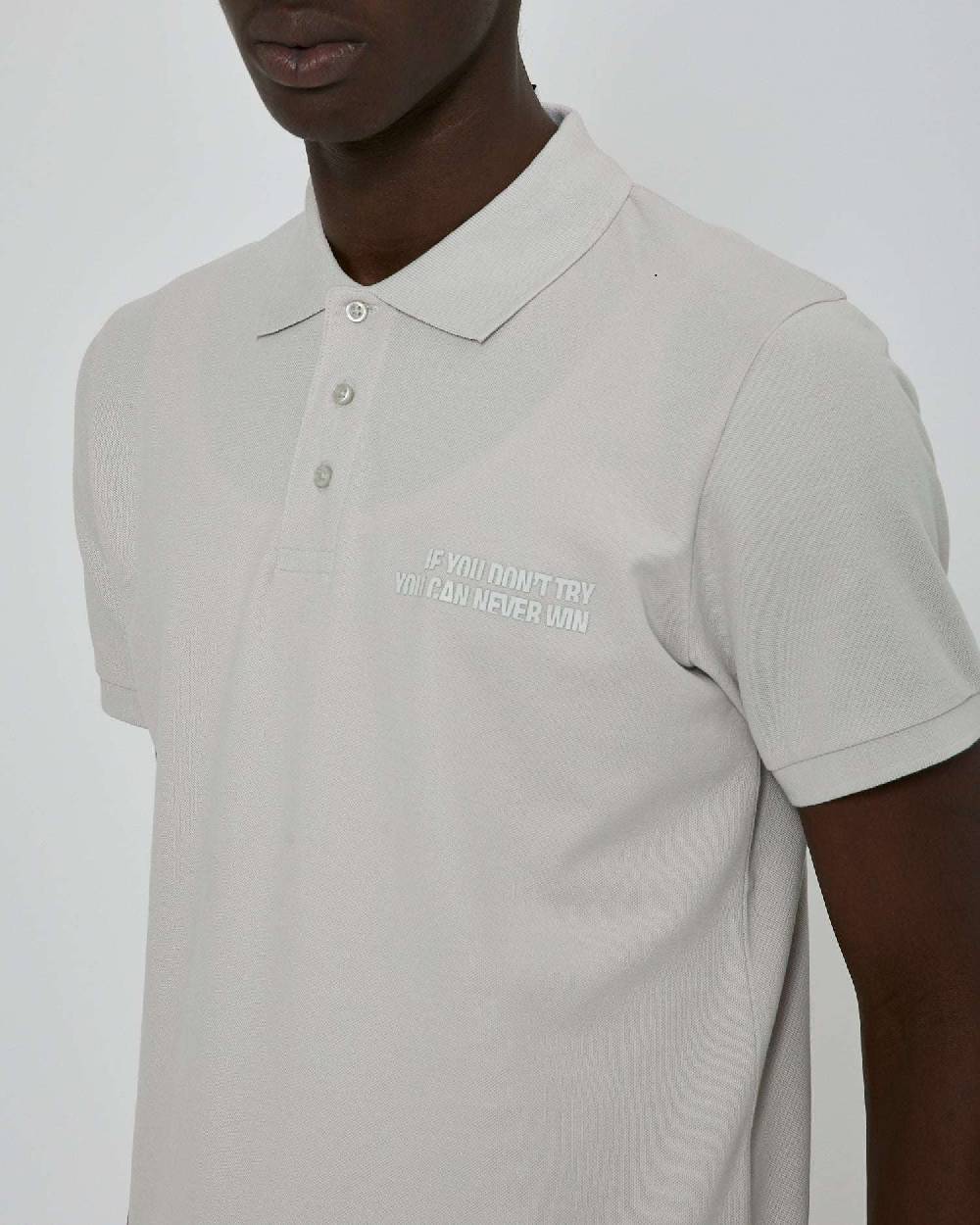 John Richmond Polo Con Stampa Sul Davanti