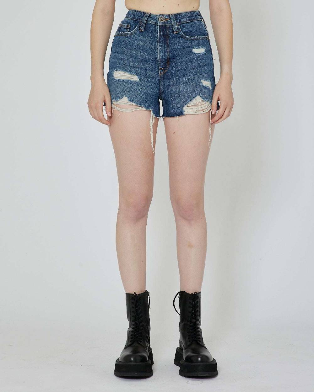 John Richmond Shorts In Denim