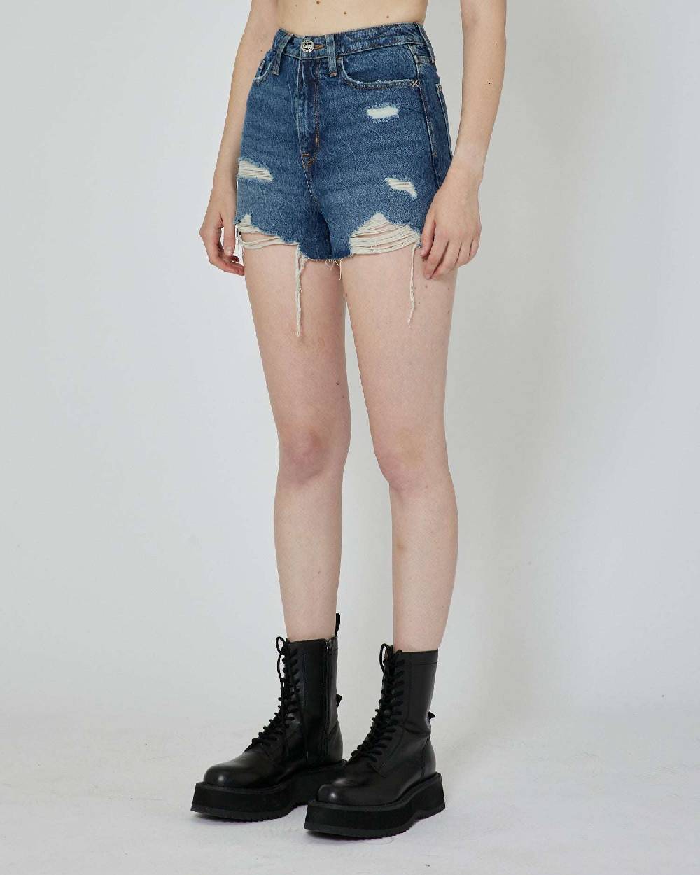 John Richmond Shorts In Denim