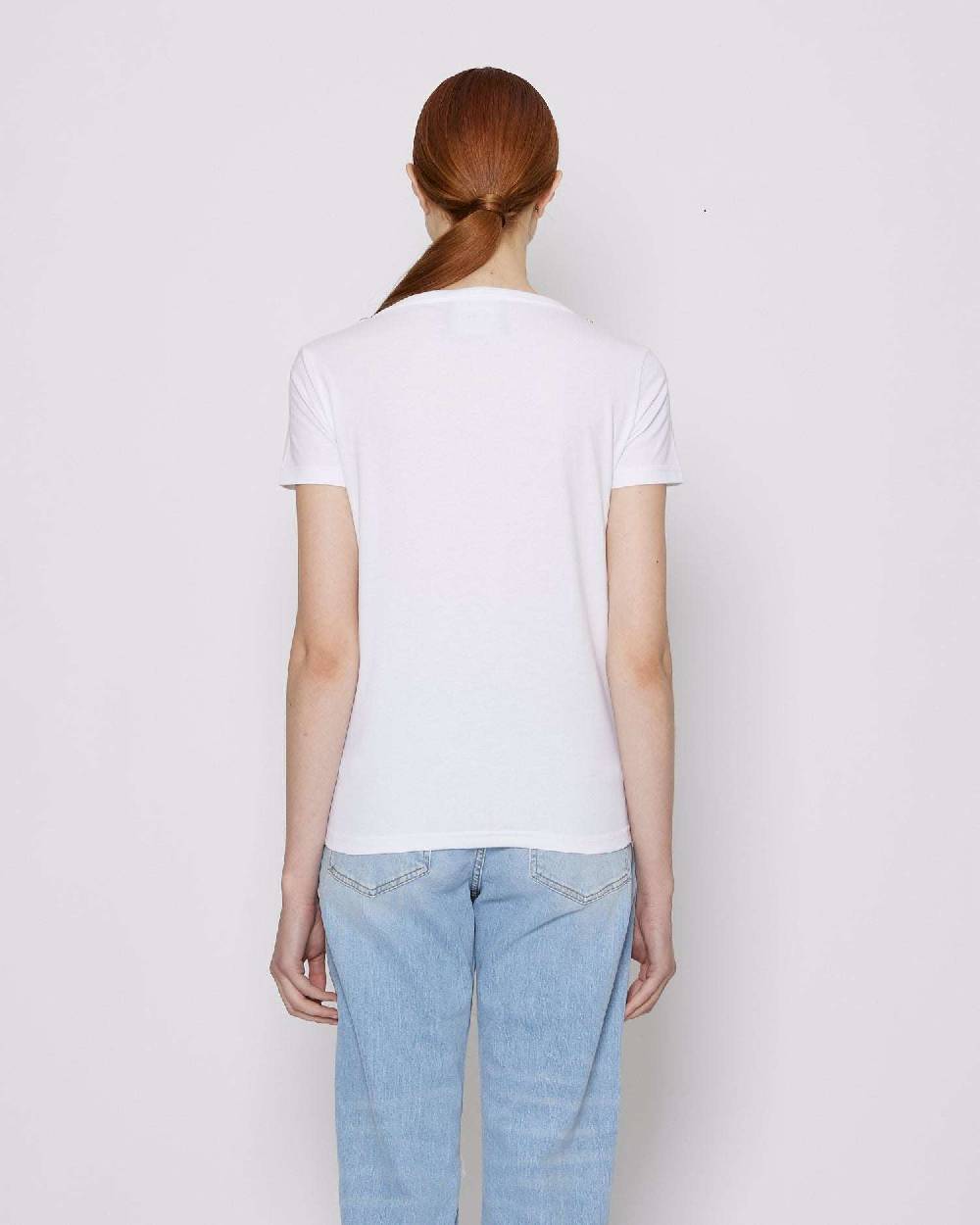 John Richmond T-shirt Con Grafica Sul Davanti