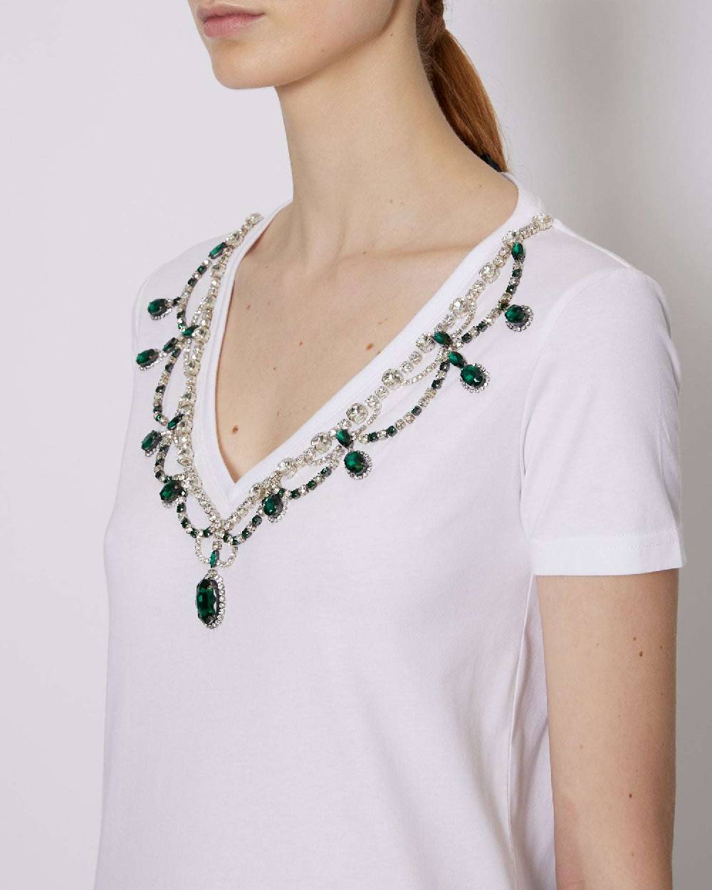 John Richmond T-shirt Con Grafica Sul Davanti