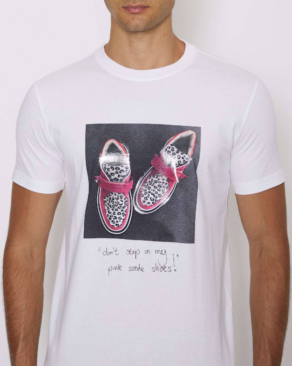 John Richmond T-shirt Con Grafica Sul Davanti