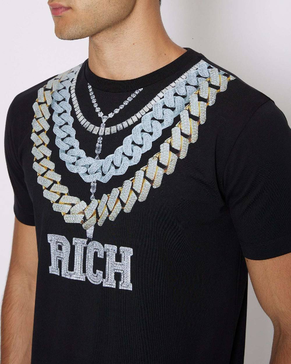 John Richmond T-shirt Con Grafica Sul Davanti