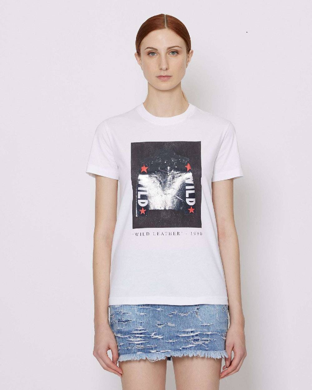 John Richmond T-shirt Con Grafica Sul Davanti