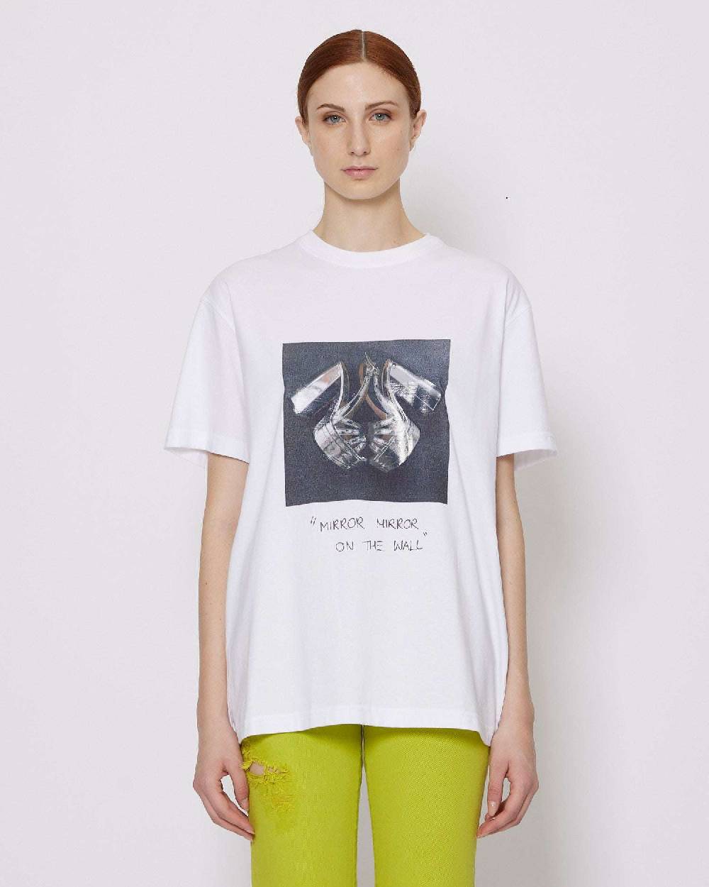 John Richmond T-shirt Con Grafica Sul Davanti