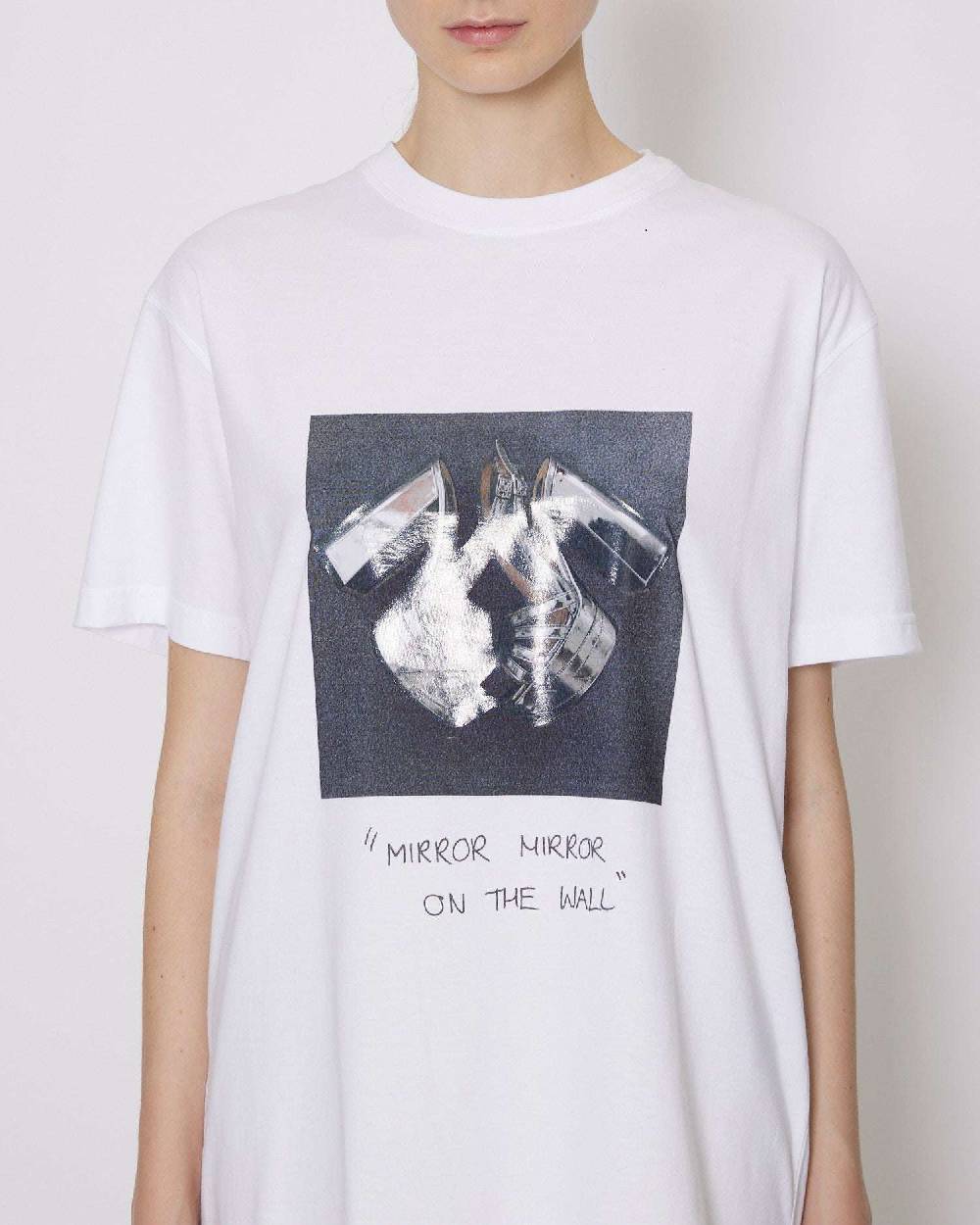 John Richmond T-shirt Con Grafica Sul Davanti