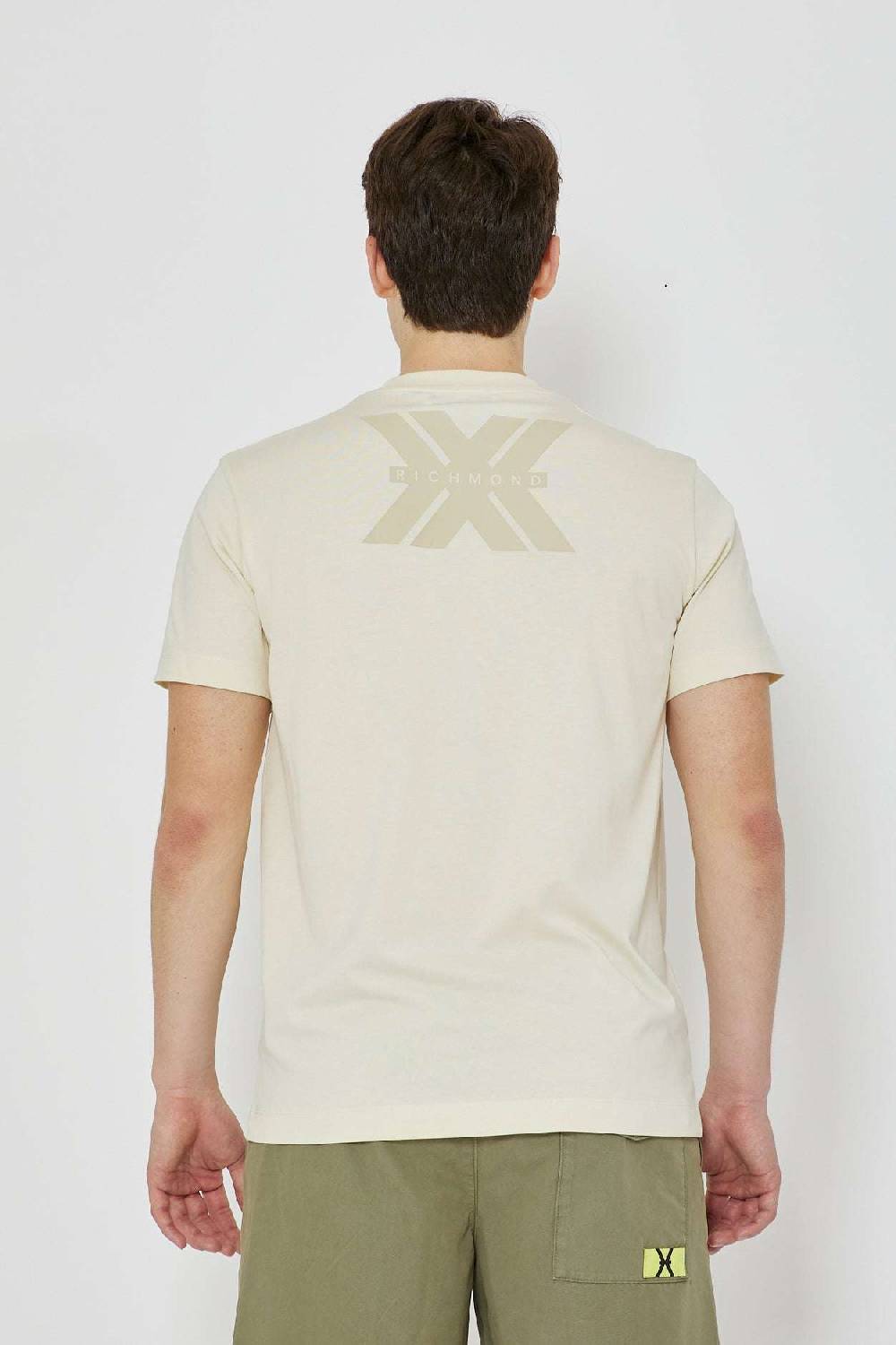 John Richmond T-shirt Con Logo Applicato Sul Retro