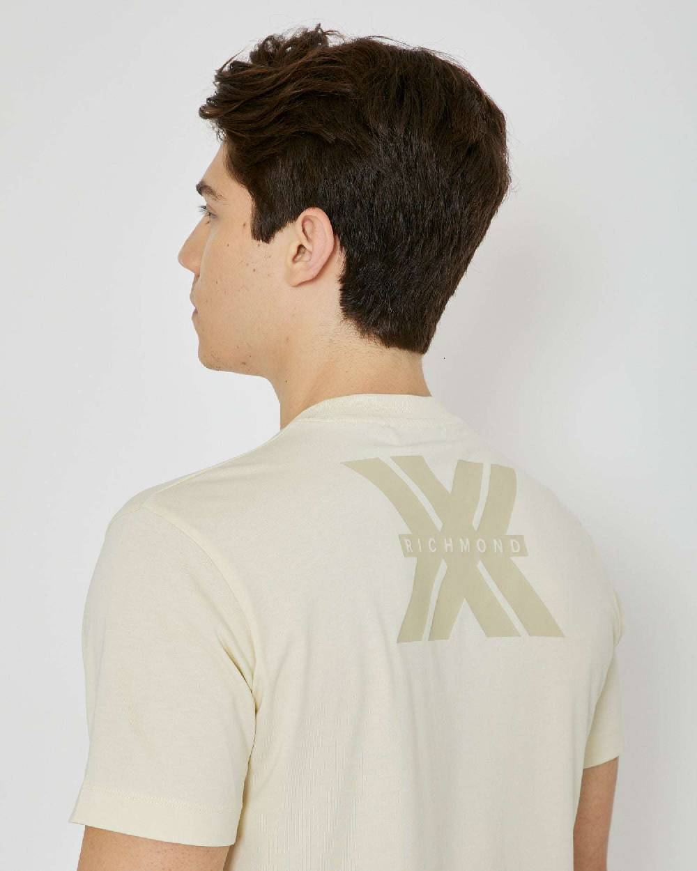 John Richmond T-shirt Con Logo Applicato Sul Retro