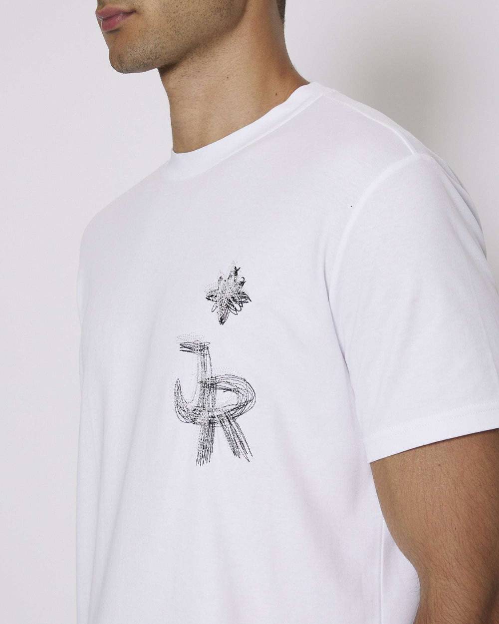 John Richmond T-shirt Con Logo JR Sul Davanti