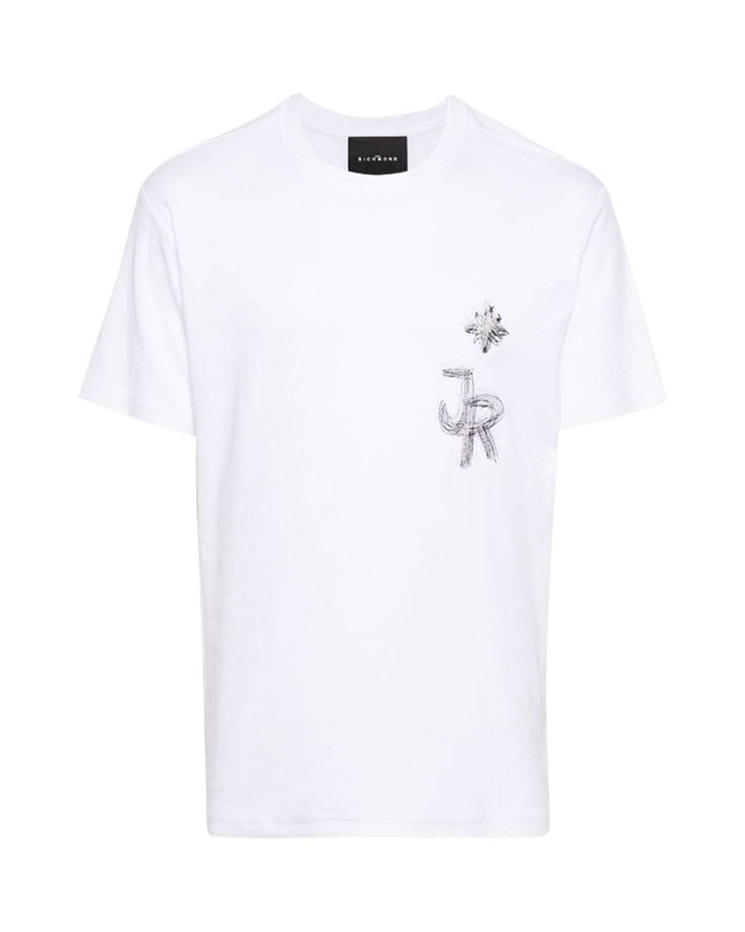 John Richmond T-shirt Con Logo JR Sul Davanti