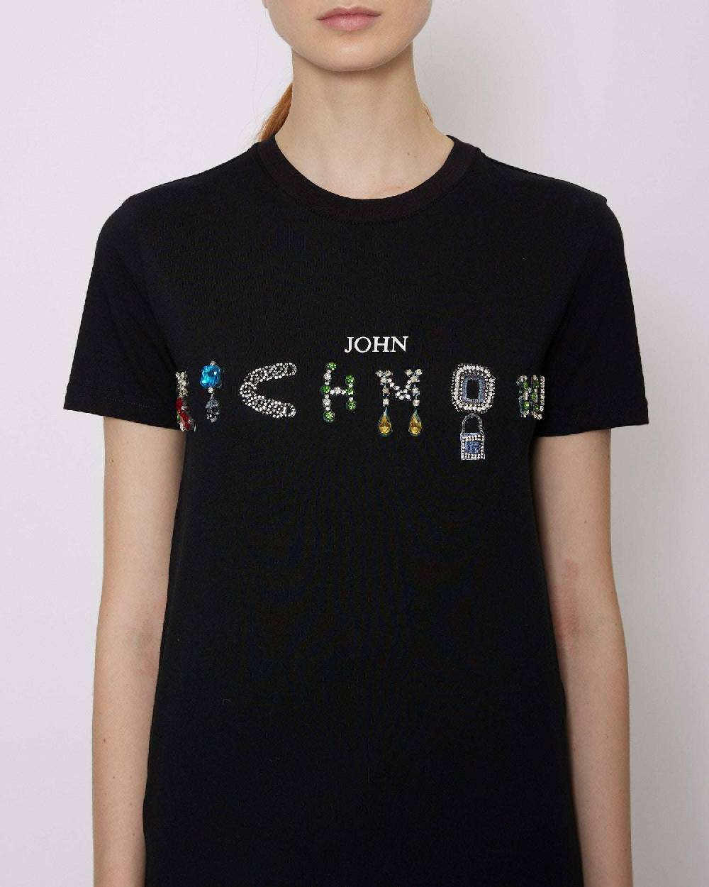 John Richmond T-shirt Con Logo Sul Davanti