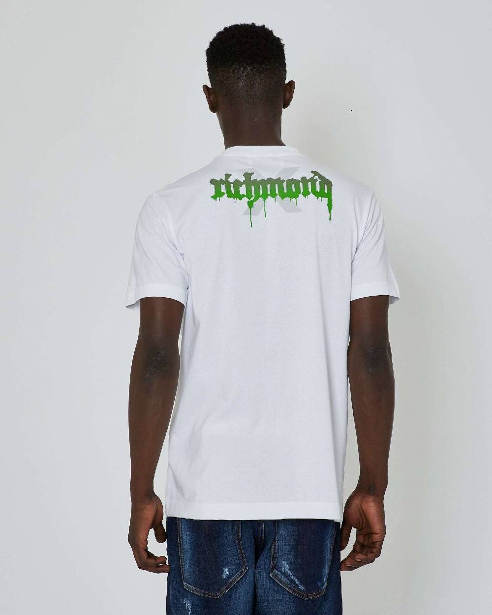 John Richmond T-shirt Con Logo Sul Retro