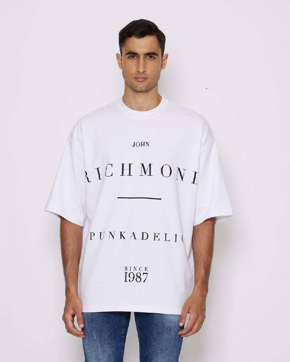 John Richmond T-shirt Over Con Lettering
