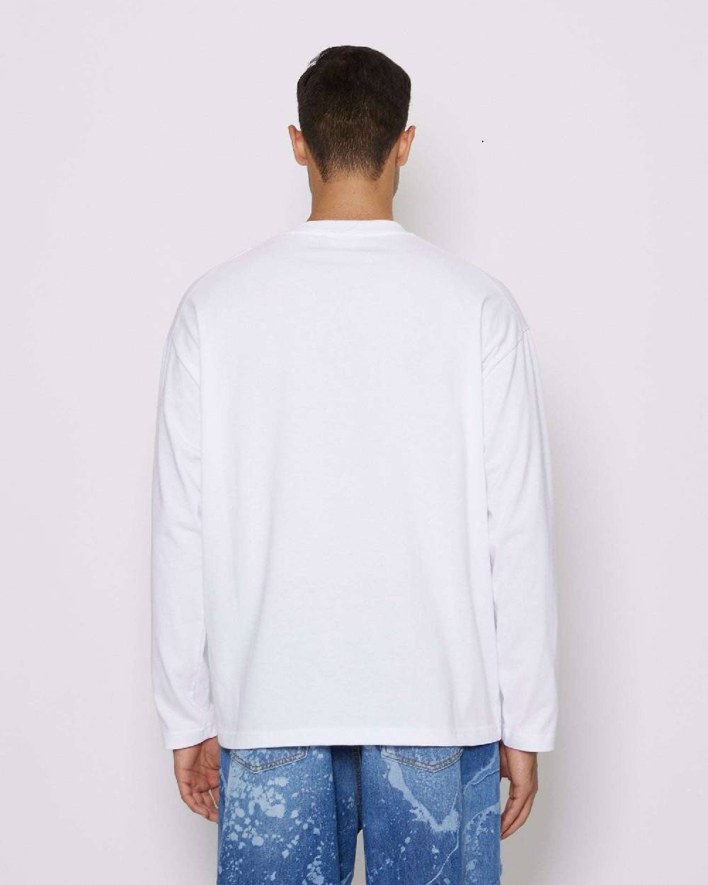 John Richmond T-shirt Over Con Logo Sul Davanti