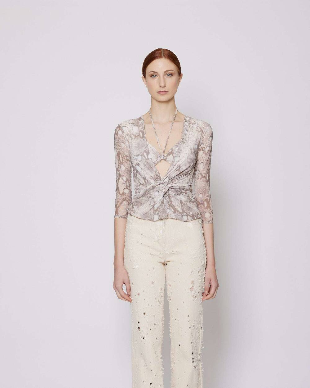 John Richmond Top Con Pattern