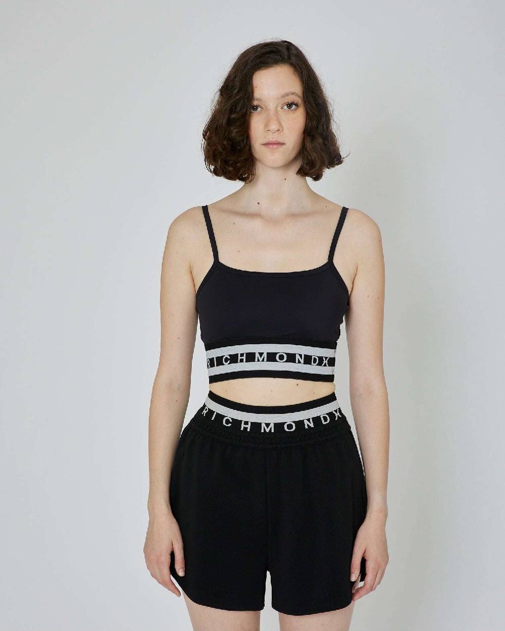 John Richmond Top Crop Con Vita Elasticizzata