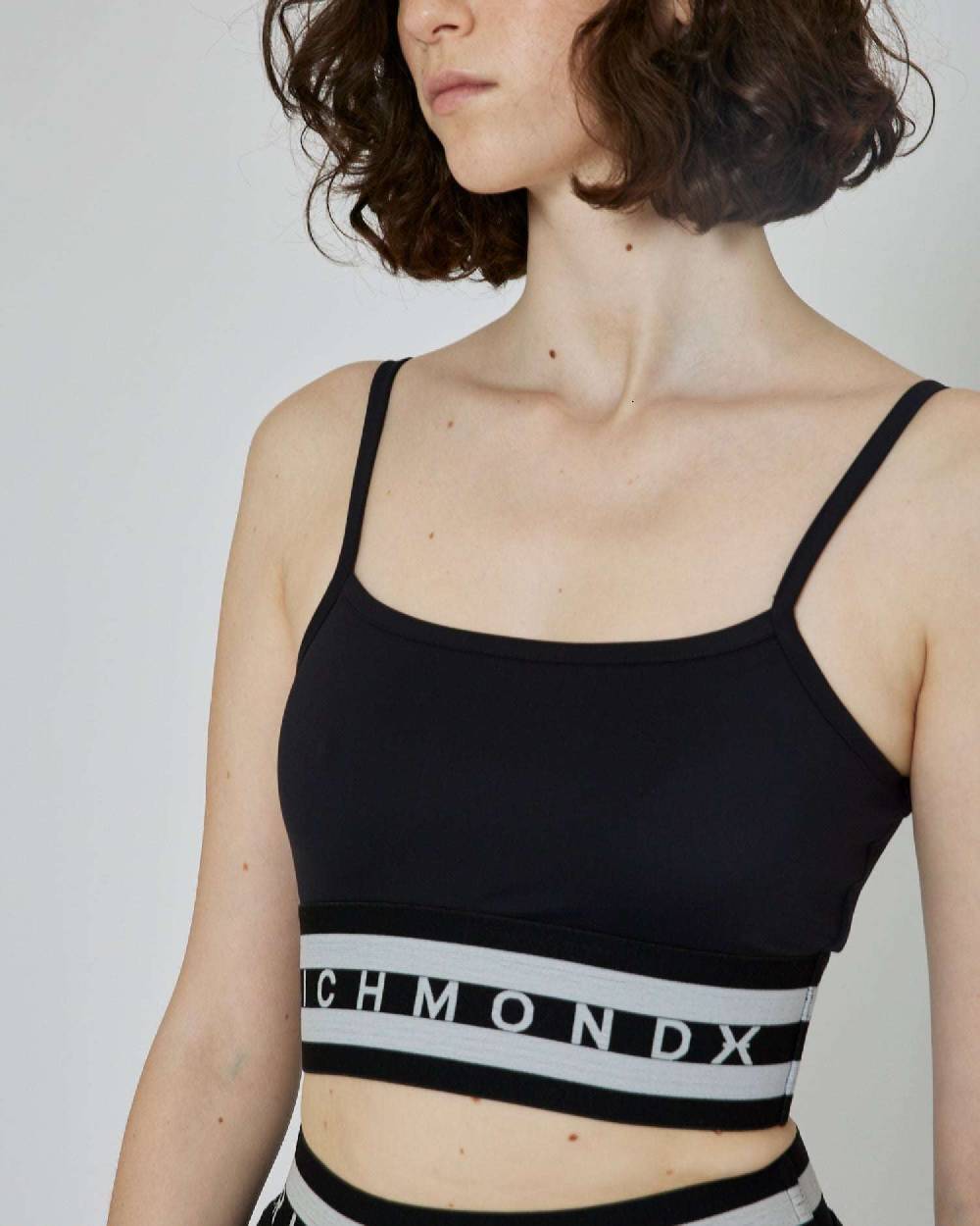 John Richmond Top Crop Con Vita Elasticizzata