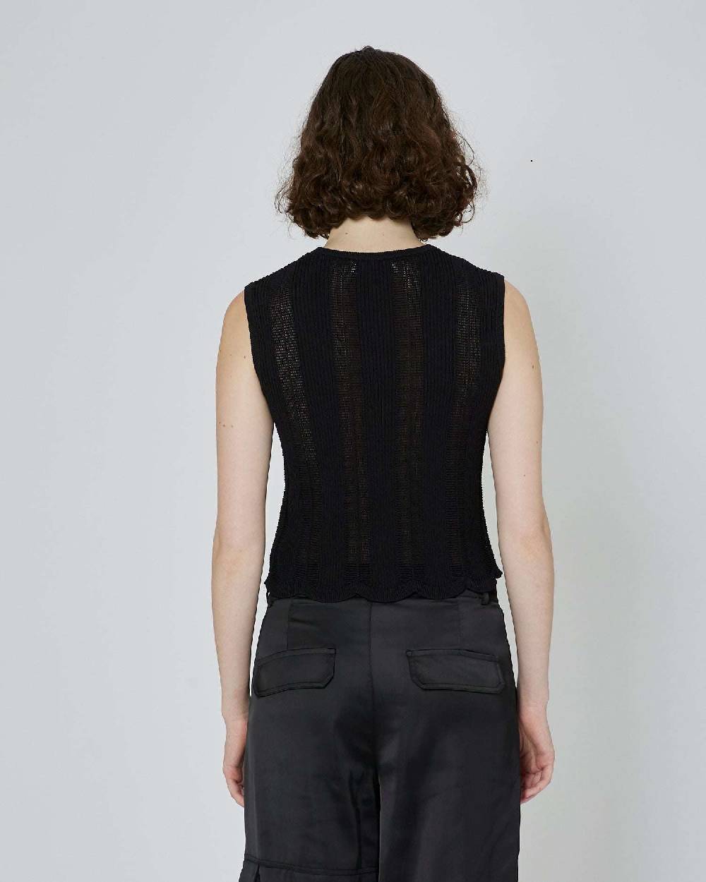 John Richmond Top Effetto Forato