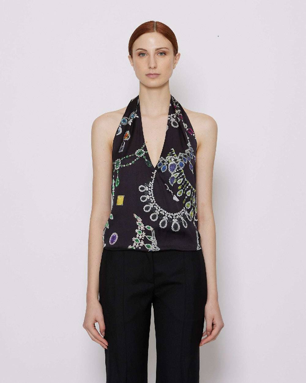 John Richmond Top Gilet Con Collo Halter