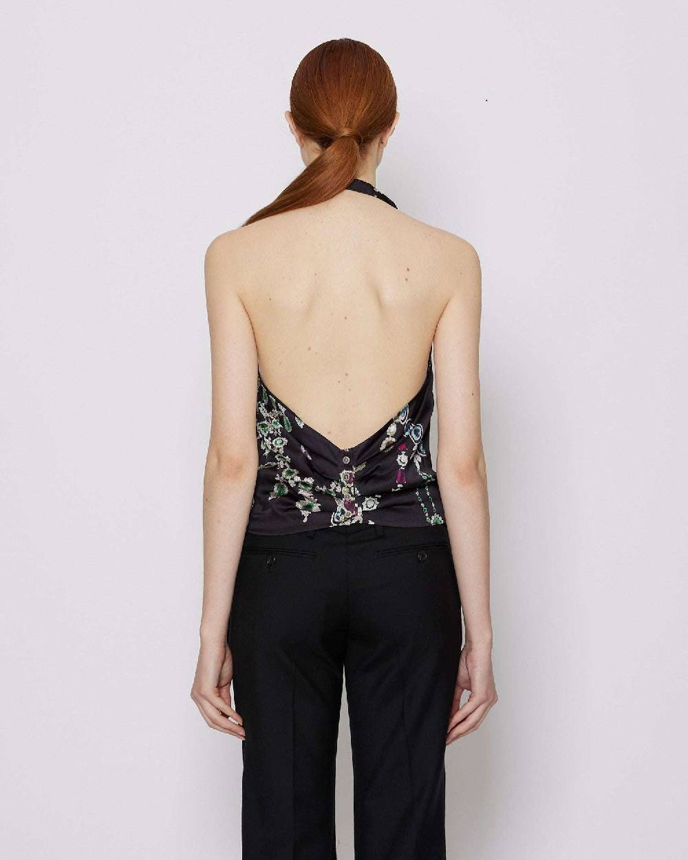 John Richmond Top Gilet Con Collo Halter