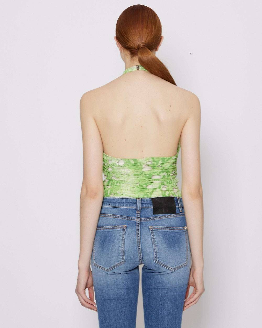 John Richmond Top Incrociato Con Pattern