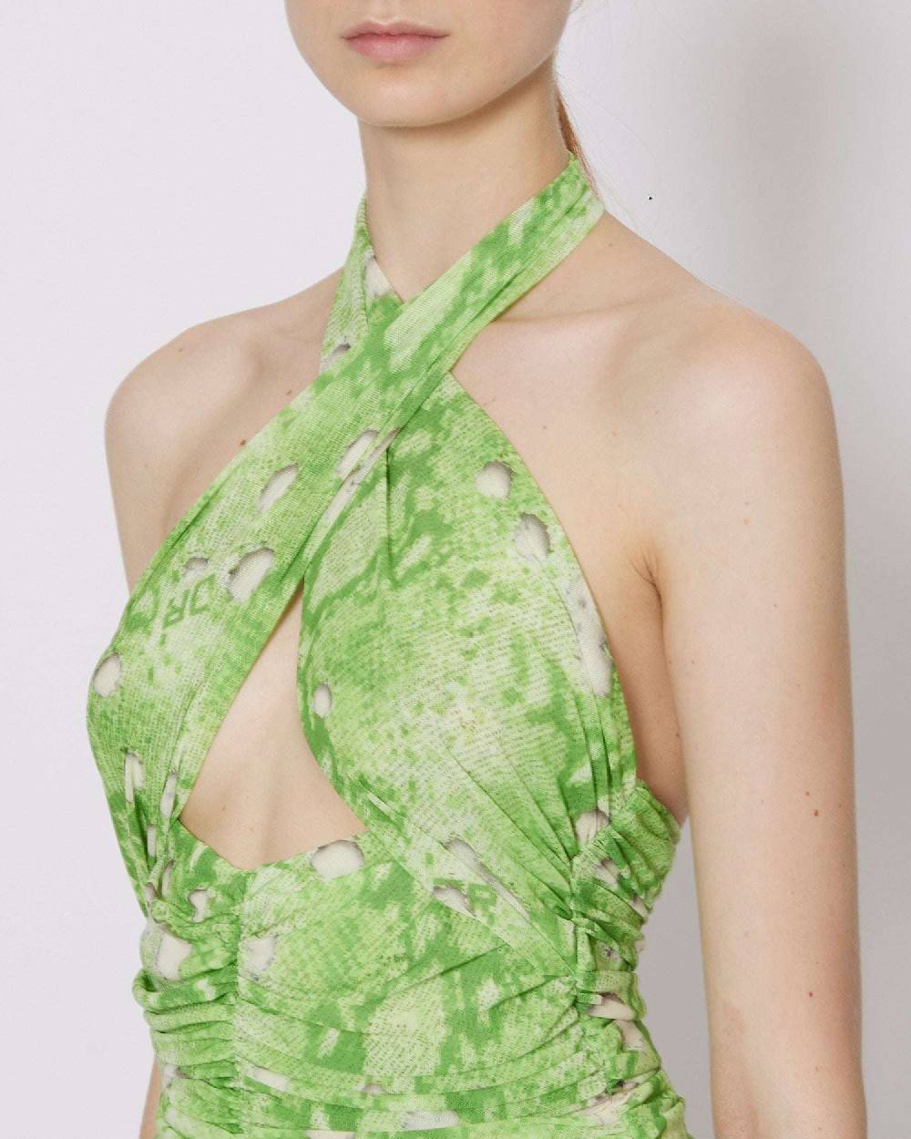 John Richmond Top Incrociato Con Pattern