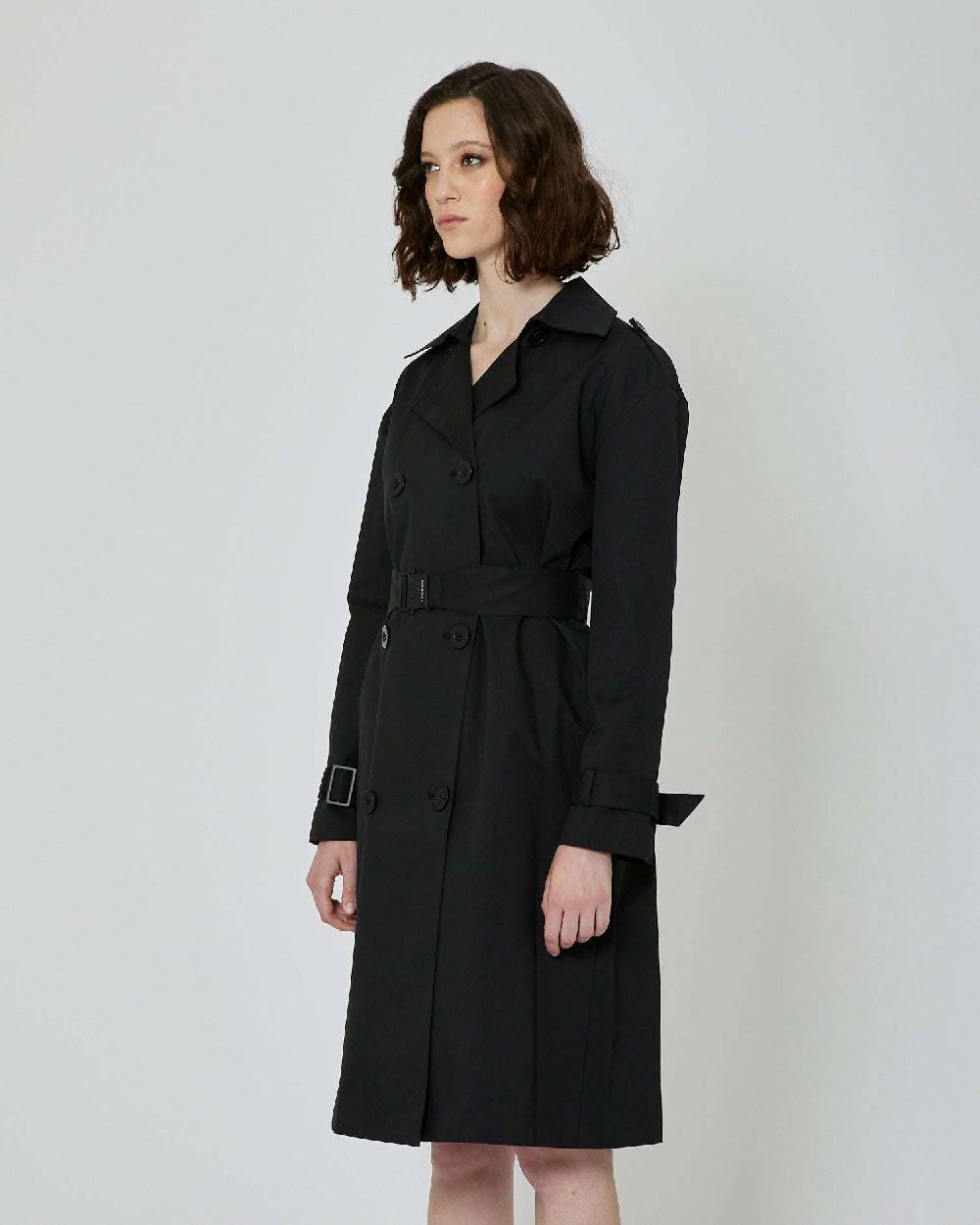 John Richmond Trench Lungo Doppiopetto