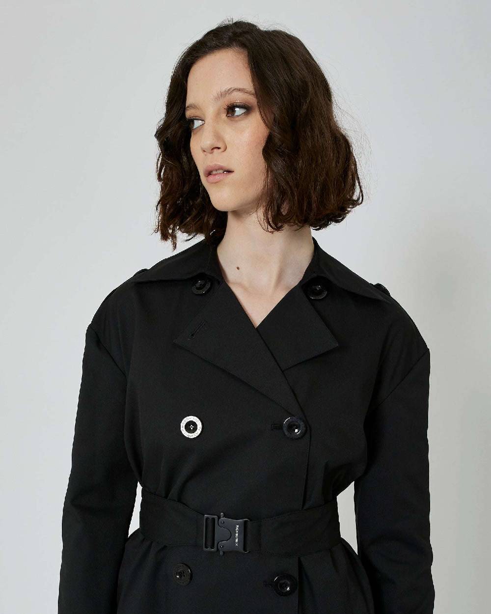 John Richmond Trench Lungo Doppiopetto