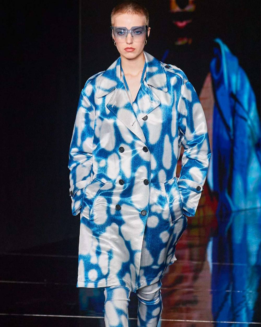 John Richmond Tuta Intera Lunga Con Pattern