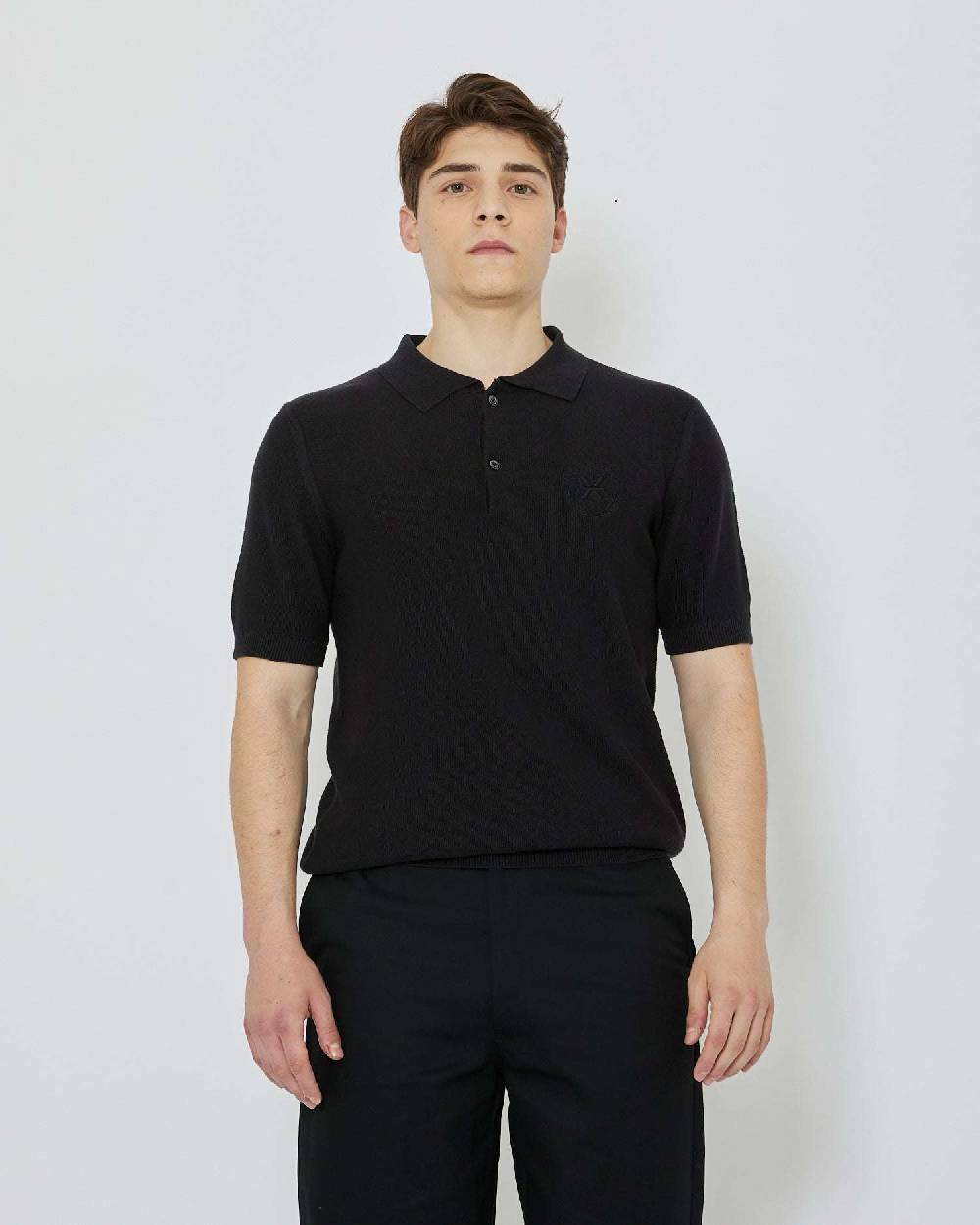 John Richmond Maglia A Polo Con Logo Ricamato Sul Davanti