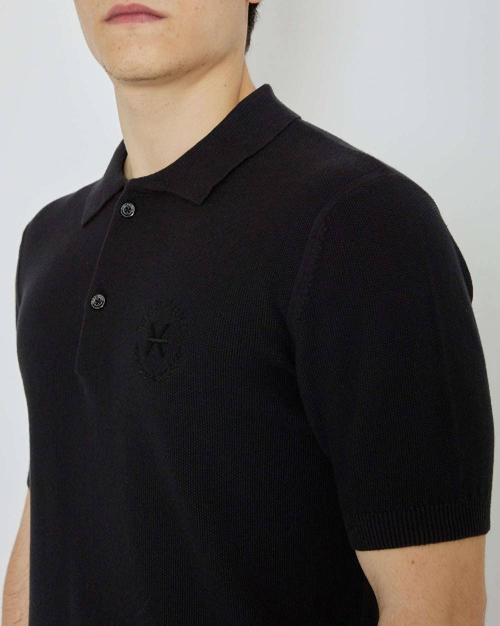 John Richmond Maglia A Polo Con Logo Ricamato Sul Davanti
