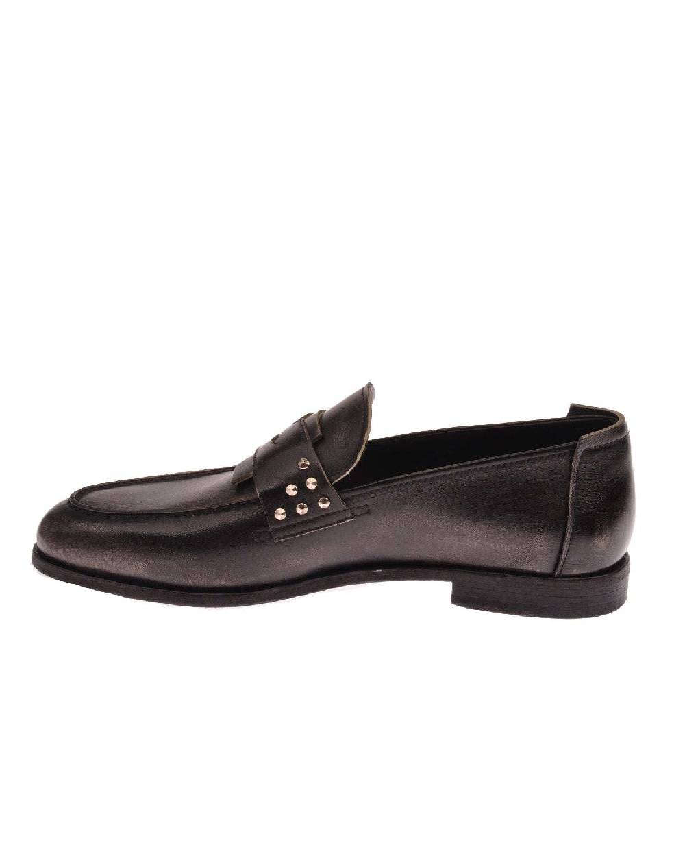 John Richmond Mocassino Con Etichetta Logata In Metallo