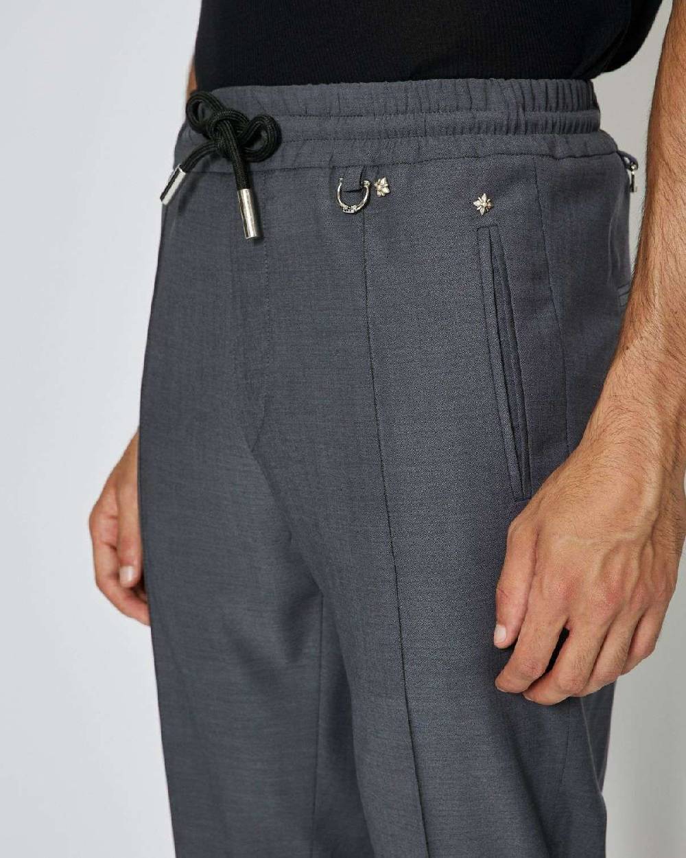 John Richmond Pantaloni Con Coulisse E Tasche Laterali