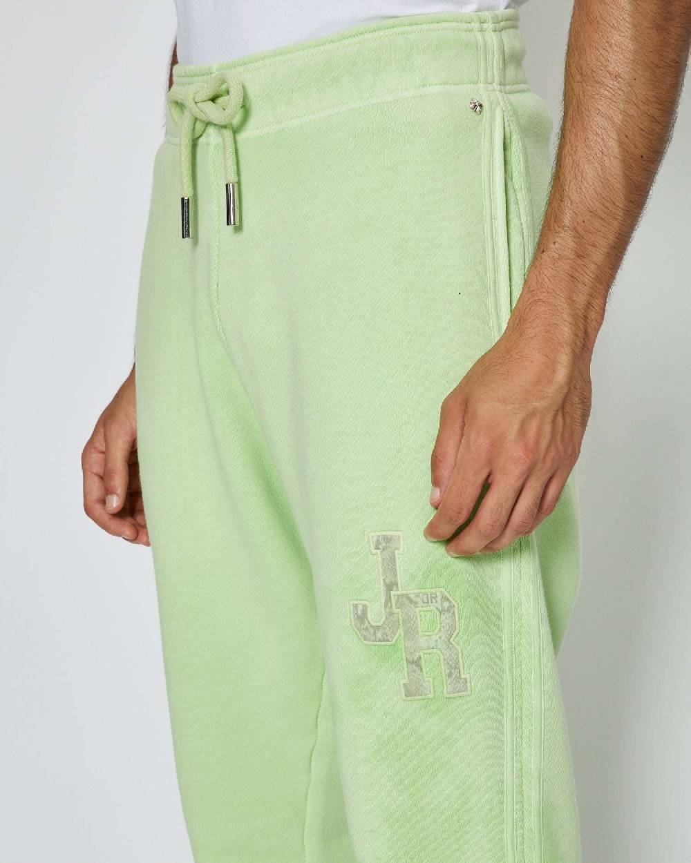 John Richmond Pantaloni Da Jogging Con Logo JR Sul Davanti