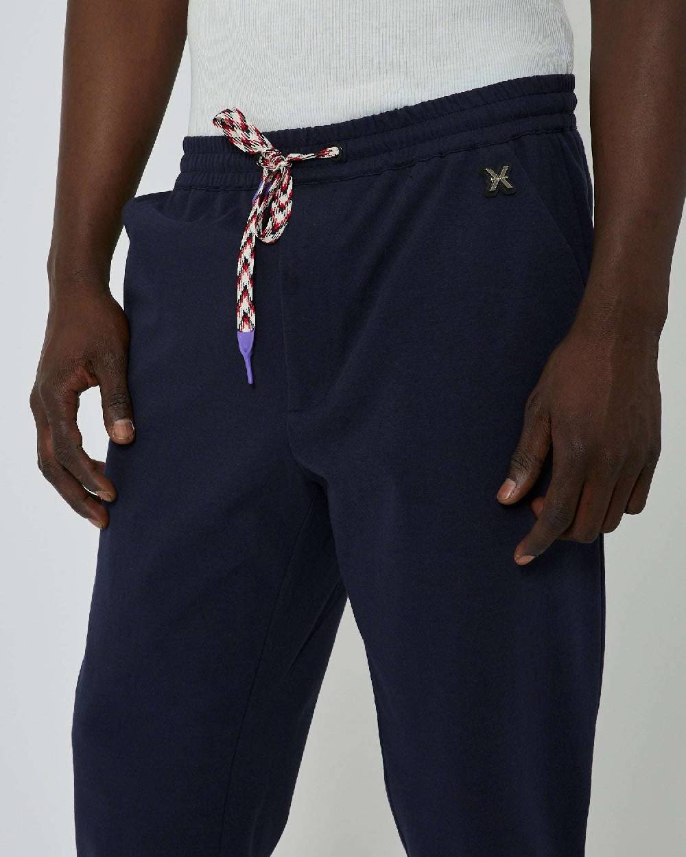 John Richmond Pantaloni Da Jogging Con Logo Metallico Sul Davanti