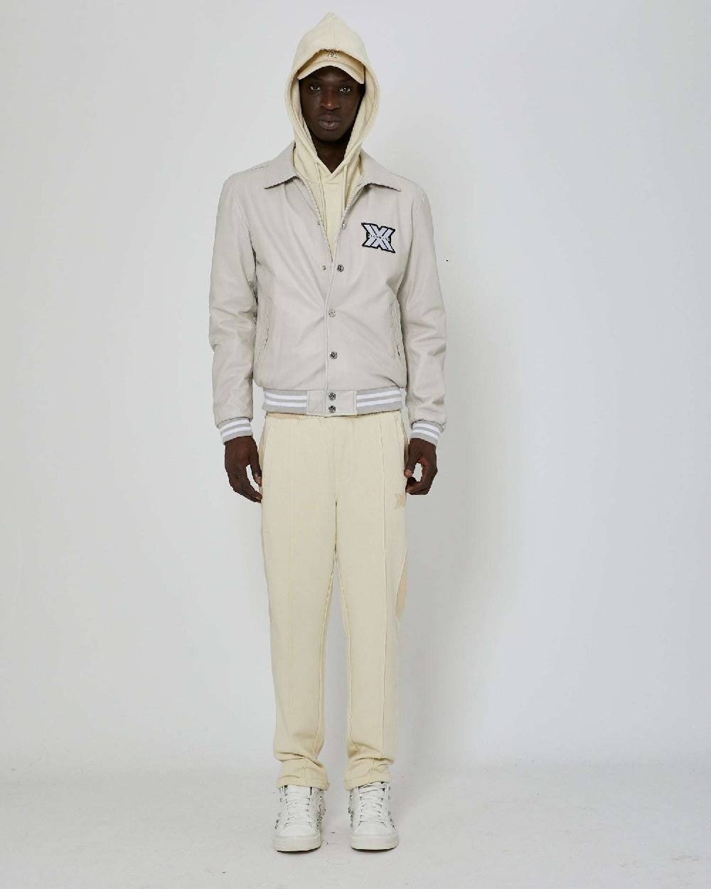 John Richmond Pantaloni da jogging con logo ricamato sul davanti